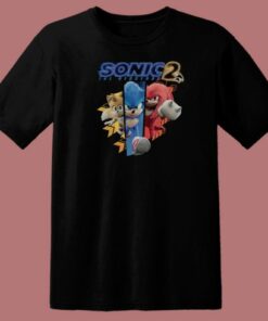 Sonic 2 Character Running T Shirt Style On Sale 2