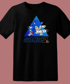 Sonic 2 Sonic Running T Shirt Style On Sale 1