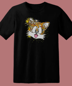 Sonic Tails Pixel Profile T Shirt Style On Sale 1