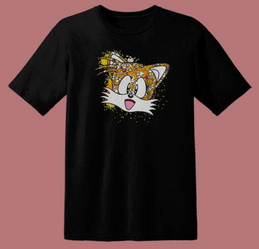 Sonic Tails Pixel Profile T Shirt Style On Sale