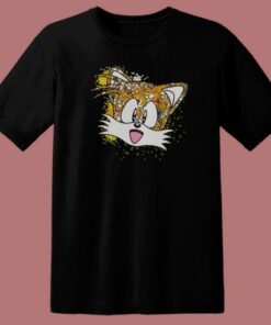 Sonic Tails Pixel Profile T Shirt Style On Sale 2