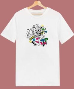 Sonic The Hedgehog Graffiti 80s T Shirt