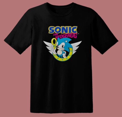 Sonic The Hedgehog Rings And Wings T Shirt Style