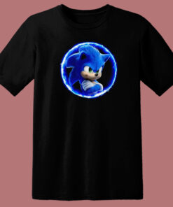 Sonic the Hedgehog 2 Circle T Shirt Style On Sale