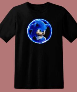 Sonic the Hedgehog 2 Circle T Shirt Style On Sale