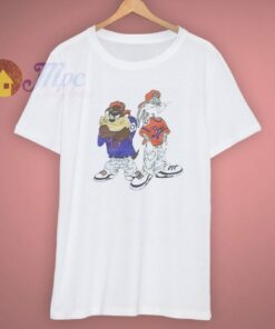 Space Jam Bugs And Tazmania Cartoon T Shirt 3