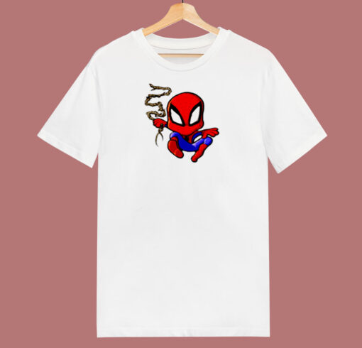 Spiderman Chibi Style 80s T Shirt