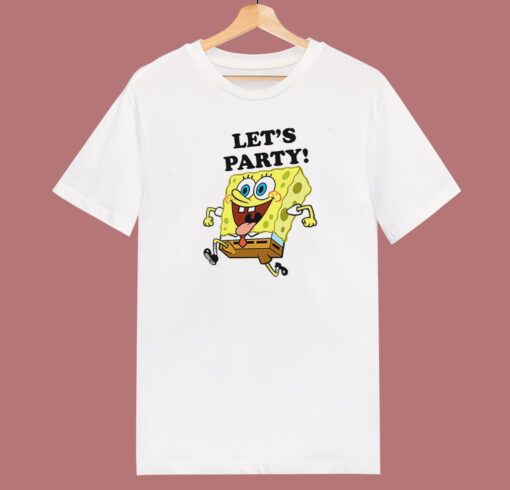 SpongeBob Says Lets Party T Shirt Style