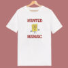 SpongeBob Wanted Maniac T Shirt Style
