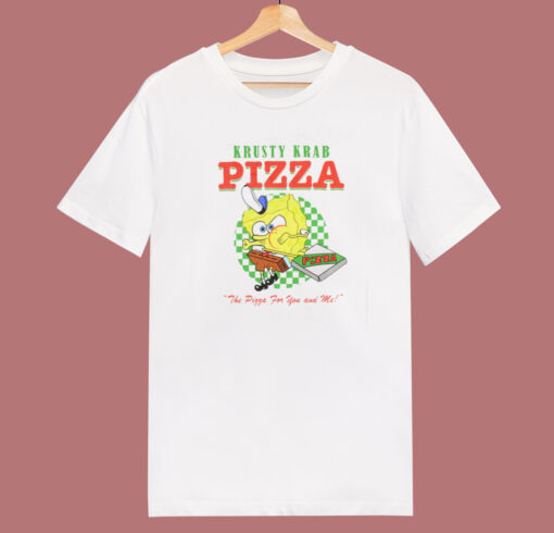 Spongebob Krusty Krab Pizza 80s T Shirt Style