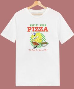 Spongebob Krusty Krab Pizza 80s T Shirt Style