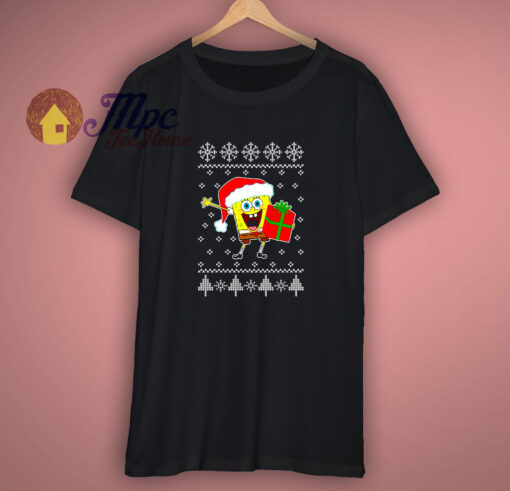 Spongebob Santa Ugly Christmas T Shirt