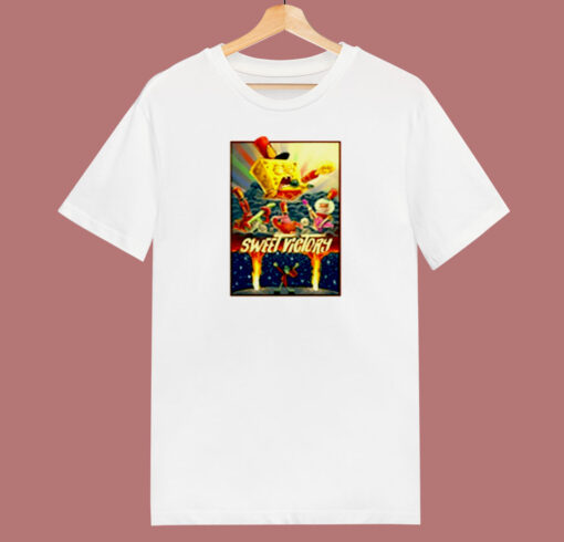 Spongebob Squarepants Sweet Victory 80s T Shirt