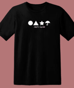 Squid Game Sign Logo 80s T Shirt Squid Game Sign Logo 80s T Shirt