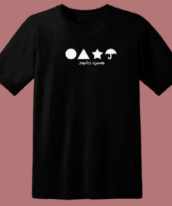 Squid Game Sign Logo 80s T Shirt