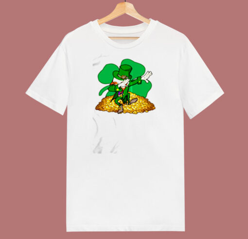 St Patricks Day Dabbing 80s T Shirt