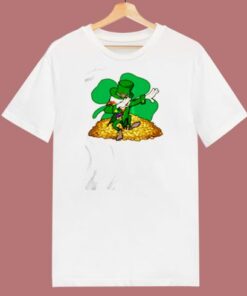 St Patricks Day Dabbing 80s T Shirt