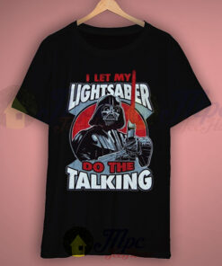 Star Wars Darth Vader Lightsaber Talking T Shirt