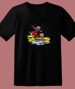 Star Wars Jango Fett And Yoda Christmas 80s T Shirt