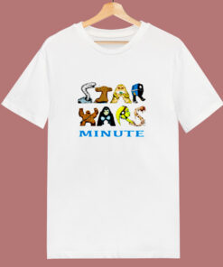 Star Wars Minute Character Logo 80s T Shirt Star Wars Minute Character Logo 80s T Shirt