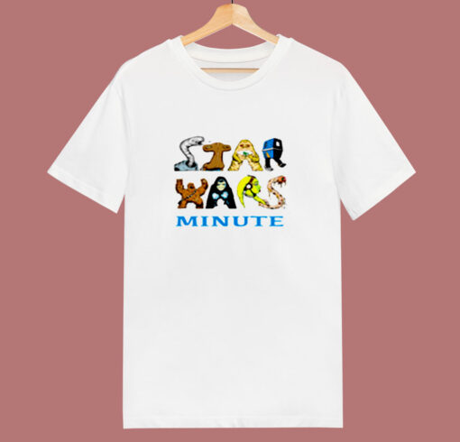 Star Wars Minute Character Logo 80s T Shirt