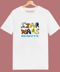 Star Wars Minute Character Logo 80s T Shirt