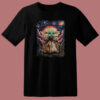 Starry Night Baby Yoda 80s T Shirt Style