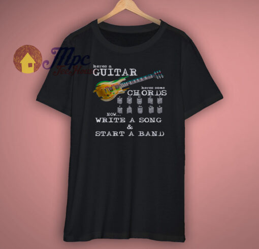 Start A Rock N Roll Band Guitar Lovers Shirt