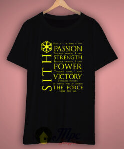 Starwars SITH Quote T Shirt