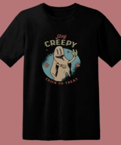 Stay Creepy Halloween 80s T Shirt