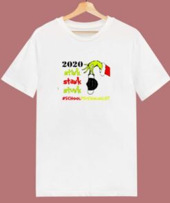 Stink Stank Stunk Grinch Christmas 2020 School Psychologist 80s T Shirt