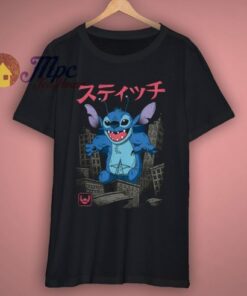 Stitch Godzilla Funny T Shirt 1 Stitch Godzilla Funny T Shirt 3