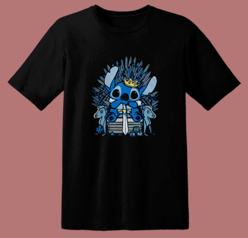 Stitch King Game Of Thrones Parody 80s T Shirt