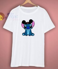 Stitch Mickey Hat Glitter T Shirt 1 Stitch Mickey Hat Glitter T Shirt 3