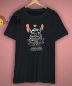 Stitch With Toothless Funny T Shirt