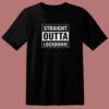 Straight Outta Lockdown Parody 80s T Shirt