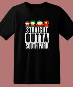 Straight Outta South Park 80s T Shirt 1