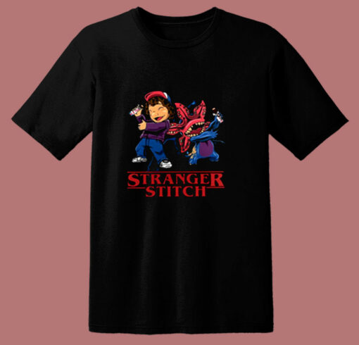 Stranger Things 3 Demogorgon Stranger Stitch 80s T Shirt