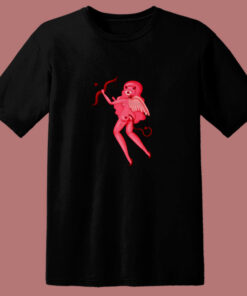 Stupid Cupid Black 80s T Shirt