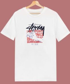Stussy Support Virgil Abloh World Tour 80s T Shirt