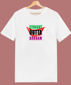 Suicide Squad Joker Straight Outta Arkham 80s T Shirt Suicide Squad Joker Straight Outta Arkham 80s T Shirt