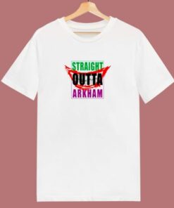 Suicide Squad Joker Straight Outta Arkham 80s T Shirt