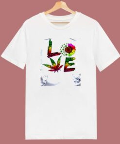 Sunflower Weed Marijuana 80s T Shirt