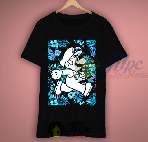 Super Mario Bros Floral T Shirt