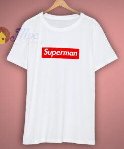 Superman White Designer Inspired Shirt