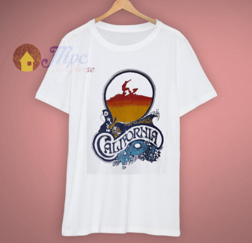 Surfing Surf Designer Hawaii Vintage Califonia T Shirt