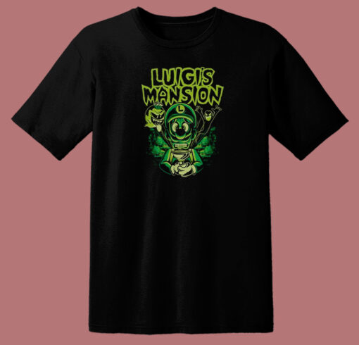 Sweet Screams Luigi Mansion T Shirt Style