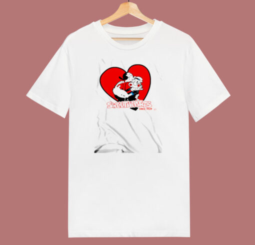 Sweethearts Olive Oyl And Popeye 80s T Shirt