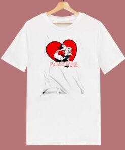 Sweethearts Olive Oyl And Popeye 80s T Shirt