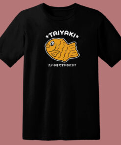 Taiyaki Fish Funny 80s T Shirt Style